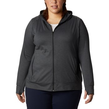 Columbia Ženske Jakne - Place To Place II Full Zip Plus Size Crne | KPTM-43029